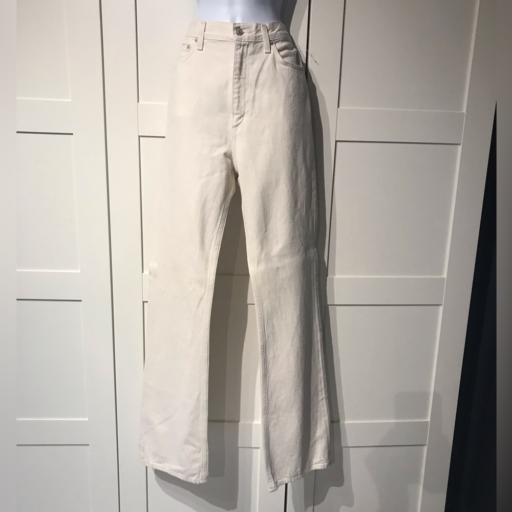 Agolde womens high rise vintage flare paper 29